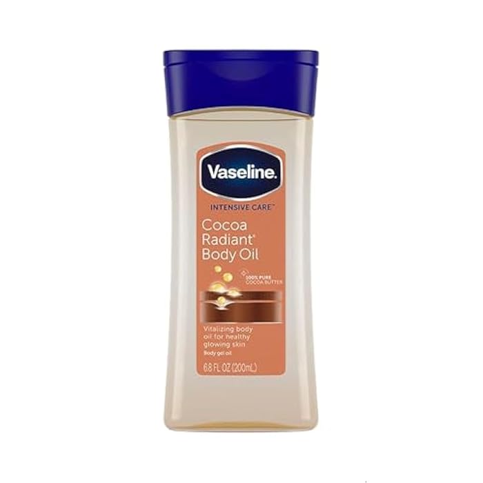 Vaseline Intensive Care Cocoa Radiant Body Oil with Pure Cocoa Butter - 200 ml